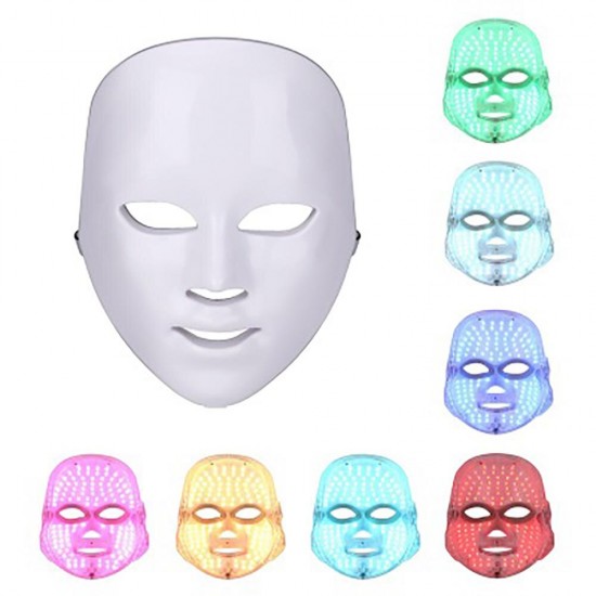 Beauty Mask Machine Seven Color Light LED Photon Mask Equipment Colorful Facial Care