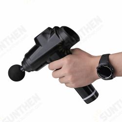 LCD Electric Percussion Massage Guns Muscle Vibration Pain Relief Therapy Deep Tissue Massager W/ 5 Heads LCD Electric Percussion Massage Guns Muscle Vibration Pain Relief Therapy Deep Tissue Massager W/ 5 Heads
