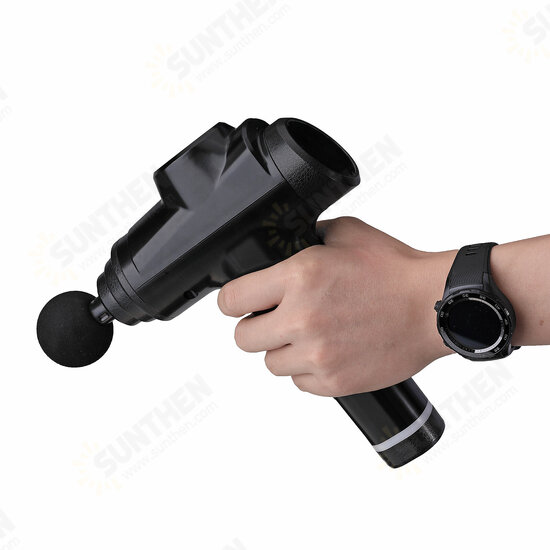 LCD Electric Percussion Massage Guns Muscle Vibration Pain Relief Therapy Deep Tissue Massager W/ 5 Heads LCD Electric Percussion Massage Guns Muscle Vibration Pain Relief Therapy Deep Tissue Massager W/ 5 Heads