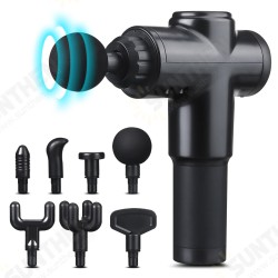 Rechargeable Electric Percussion Massager 6 Speeds Deep Tissue Muscle Relieve Soreness Stiffness Recovery Device W/ 7 Heads Rechargeable Electric Percussion Massager 6 Speeds Deep Tissue Muscle Relieve Soreness Stiffness Recovery Device W/ 7 Heads