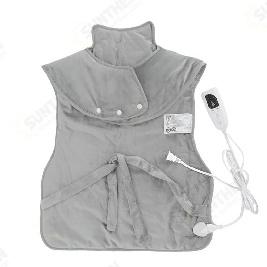 Dehumidification Smart Electric Heating Shawl 6-level Temperature Adjustment Electric Heating Blanket Lightweight LED Indicator Body-warming Electric Shawl Dehumidification Smart Electric Heating Shawl 6-level Temperature Adjustment Electric Heating Blanket Lightweight LED Indicator Body-warming Electric Shawl