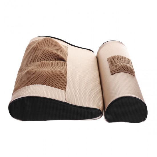 Double 8D Electric Massage Pillow Body Infrared Heating Neck Shoulder Back Pillow Massager
