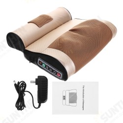 Double 8D Electric Massage Pillow Body Infrared Heating Neck Shoulder Back Pillow Massager Double 8D Electric Massage Pillow Body Infrared Heating Neck Shoulder Back Pillow Massager