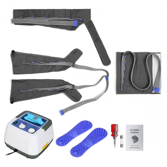 Electric Automatic Air Pressure Massage Leg Arm Waist Air Compression Sleeve Massager