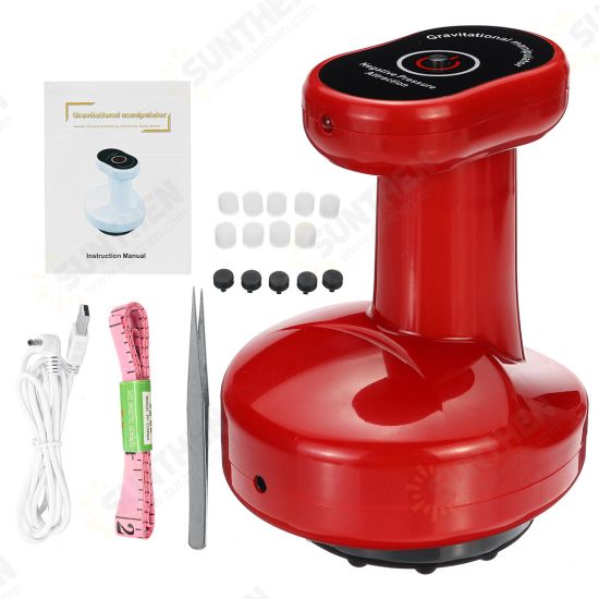 Electric Cupping Massage 2 Gear Guasha Suction Scraping Massager Body Device Negative Pressure Meridian Dredge Body Slim Physiotherapy Electric Massager Electric Cupping Massage 2 Gear Guasha Suction Scraping Massager Body Device Negative Pressure Meridian Dredge Body Slim Physiotherapy Electric Massager