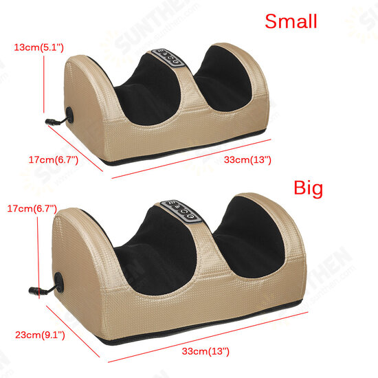 Electric Foot Massager Calf Leg Massage Heated Shiatsu Kneading Rolling Machine