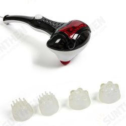 Electric Handheld Massager Infrared Heating 2 Head Body Neck Back Vibration Massage Hammer Electric Handheld Massager Infrared Heating 2 Head Body Neck Back Vibration Massage Hammer