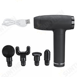 Electric Percussion Massager Rechargeable Deep Muscles Shock Vibration Relaxing Therapy Device Electric Percussion Massager Rechargeable Deep Muscles Shock Vibration Relaxing Therapy Device