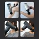 Electric Percussive Massager 4 Levels Muscle Vibrating Relaxing Pain Relief Therpy Device with 4 Massage Heads