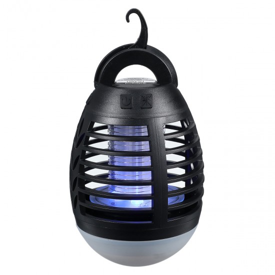 5W Electric Mosquito Killer Lamp USB Powered Trap Gnat with Hanger for Indoor Outdoor
