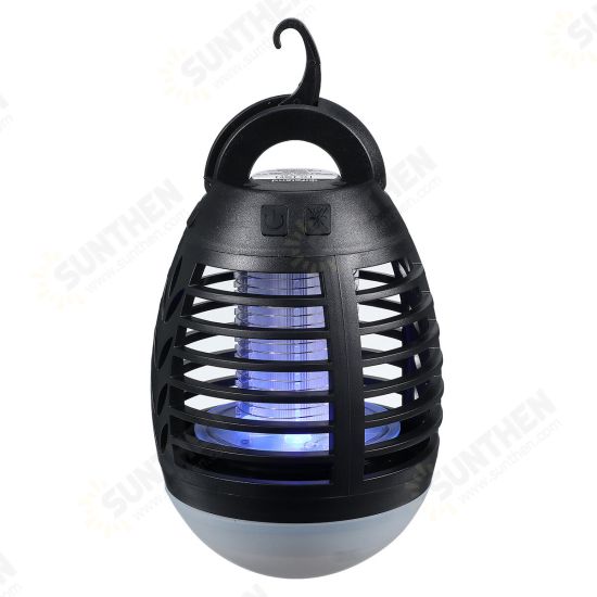 5W Electric Mosquito Killer Lamp USB Powered Trap Gnat with Hanger for Indoor Outdoor