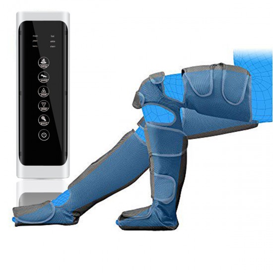 Household Electric Leg Massager Pneumatic Three-gear Air Wave Hot Compress Beauty Device Knee Calf Machine Squat Rack