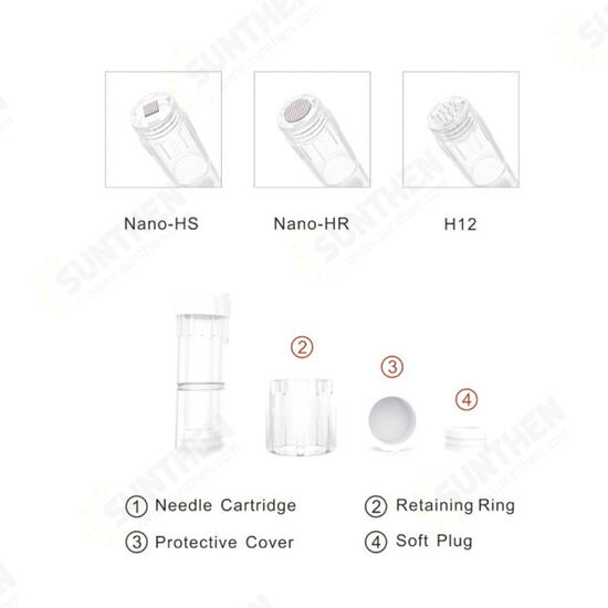 Hydra.Pen H2 Replacement Micro Needle Cartridges 5-25Pcs Hydra Pen H2 Needle Cartridges 12 Pins Needle Hydrapen Microneedles