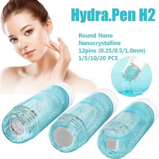 Hydra.Pen H2 Replacement Micro Needle Cartridges 5-25Pcs Hydra Pen H2 Needle Cartridges 12 Pins Needle Hydrapen Microneedles