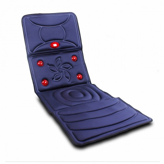 Infrared Heating Full Body Massage Cushion Heated Therapy Back Massage Chair Cushion Full Body Renmote Control Foldable Car Massage Cushion