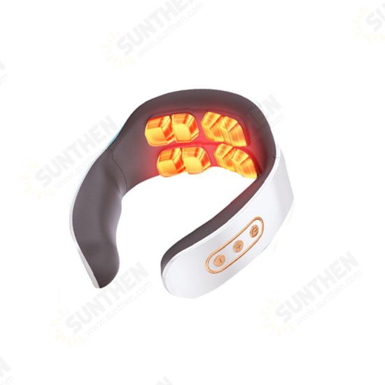 810 Multifunctional 8 Heads Neck Massager AIR Intelligent Control Shoulder Neck Massager 16-gear Four Modes Neck Relaxtion Massager