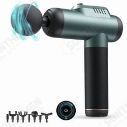 A1-8D Massage Guns Deep Tissue Percussion Muscle Massager 6 Gear Adjustable Type-C Rechargeable Power Display with 8 Heads A1-8D Massage Guns Deep Tissue Percussion Muscle Massager 6 Gear Adjustable Type-C Rechargeable Power Display with 8 Heads