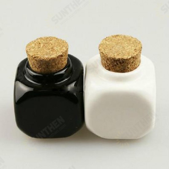Manicure Tool Mini 10ml Ceramic Glass Dappen Dish Bottle Acrylic Liquid Glitter Powder Bowl Cup Container With Wood Lid Manicure Tool Mini 10ml Ceramic Glass Dappen Dish Bottle Acrylic Liquid Glitter Powder Bowl Cup Container With Wood Lid