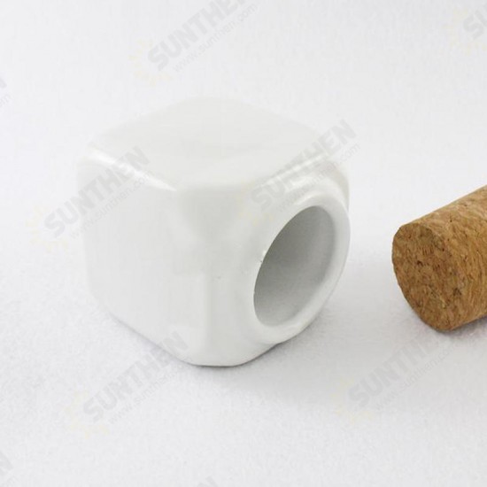 Manicure Tool Mini 10ml Ceramic Glass Dappen Dish Bottle Acrylic Liquid Glitter Powder Bowl Cup Container With Wood Lid Manicure Tool Mini 10ml Ceramic Glass Dappen Dish Bottle Acrylic Liquid Glitter Powder Bowl Cup Container With Wood Lid