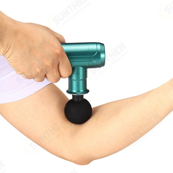 Mini Electric Muscle Massage Guns 3200r/min Deep Muscles Tissue Percussion Pain Relief Device W/ 4pcs Heads Mini Electric Muscle Massage Guns 3200r/min Deep Muscles Tissue Percussion Pain Relief Device W/ 4pcs Heads