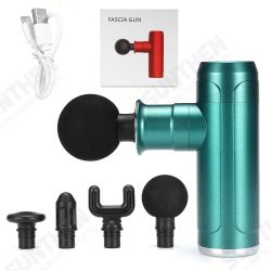Mini Electric Muscle Massage Guns 3200r/min Deep Muscles Tissue Percussion Pain Relief Device W/ 4pcs Heads Mini Electric Muscle Massage Guns 3200r/min Deep Muscles Tissue Percussion Pain Relief Device W/ 4pcs Heads