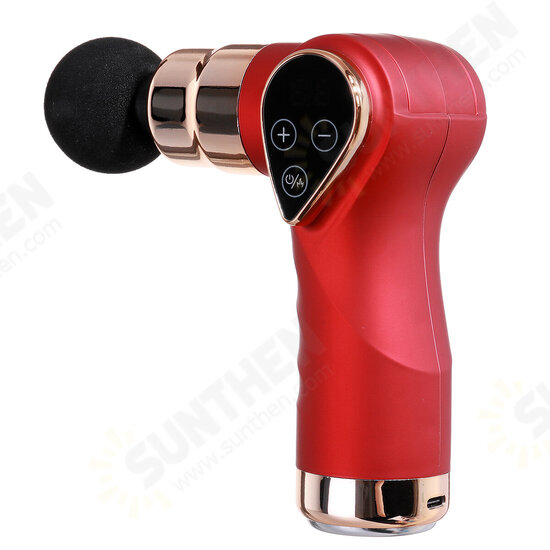 Mini Foldable Touch LCD Screen Massage Gun Hot Compress Function Muscle Fascia Relex Massager Long-lasting Power Muscle Massager Mini Foldable Touch LCD Screen Massage Gun Hot Compress Function Muscle Fascia Relex Massager Long-lasting Power Muscle Massager