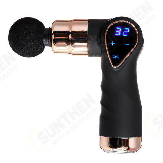 Mini Foldable Touch LCD Screen Massage Gun Hot Compress Function Muscle Fascia Relex Massager Long-lasting Power Muscle Massager Mini Foldable Touch LCD Screen Massage Gun Hot Compress Function Muscle Fascia Relex Massager Long-lasting Power Muscle Massager