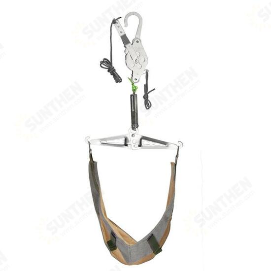 Over Door Hanging Neck Cervical Traction Device Kit Stretch Gear Brace Pain Relief Chiropractic Rela