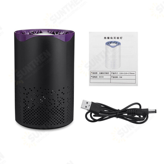 Photocatalytic Mosquito Insect Killer Lamp USB LED Fly Insect Zapper Trap Light Pest Control Repellent Photocatalytic Mosquito Insect Killer Lamp USB LED Fly Insect Zapper Trap Light Pest Control Repellent