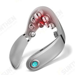 G7-Pro Neck Massager With Heat Cordless Deep Tissue Vibration Infrared Neck Massager For Pain Relief Portable Electric Cervical Massager 9D Neck Relaxer Gift G7-Pro Neck Massager With Heat Cordless Deep Tissue Vibration Infrared Neck Massager For Pain Relief Portable Electric Cervical Massager 9D Neck Relaxer Gift