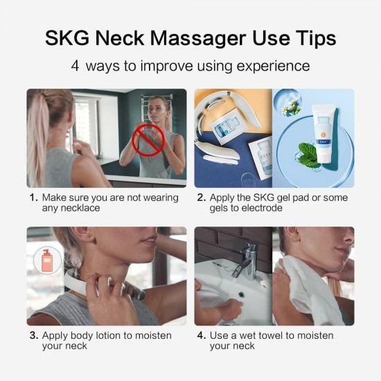K6 Neck Massager With Heat For Neck Pain Relief Intelligent Cordless Neck Relax Massager Portable Cervical Massager For Women Men Deep Tissue Electric Neck Massagers Use At Home Office Outdoor