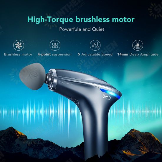 X7-SE Muscle Massage Gun Deep Tissue Percussion For Athletes 5 Speeds Portable Handheld Massager Gifts Idea For Leg Neck Back Pain Relief Lightweight-Fast Charge