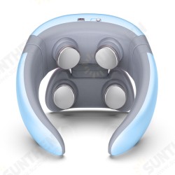 USB 650mAh 4 Heads TENS Pulse Neck Cervical Pain Relief Massager Electric Massager With 5 Massage Modes Built-in Magnetic Stones USB 650mAh 4 Heads TENS Pulse Neck Cervical Pain Relief Massager Electric Massager With 5 Massage Modes Built-in Magnetic Stones