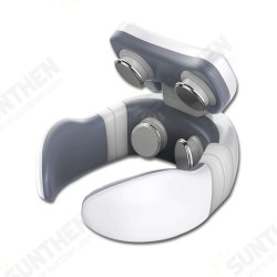 USB 650mAh 4 Heads TENS Pulse Neck Cervical Pain Relief Massager Electric Massager With 5 Massage Modes Built-in Magnetic Stones USB 650mAh 4 Heads TENS Pulse Neck Cervical Pain Relief Massager Electric Massager With 5 Massage Modes Built-in Magnetic Stones