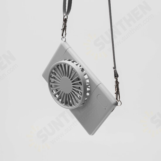USB Charging 180 ° Foldable Fan 5,400/min 3 Speeds Adjustable Mini Halter Fan USB Charging 180 ° Foldable Fan 5,400/min 3 Speeds Adjustable Mini Halter Fan