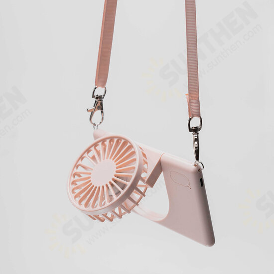 USB Charging 180 ° Foldable Fan 5,400/min 3 Speeds Adjustable Mini Halter Fan USB Charging 180 ° Foldable Fan 5,400/min 3 Speeds Adjustable Mini Halter Fan