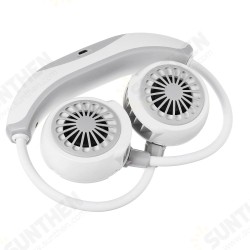 USB Rechargeable Portable Hanging Neck Fan 3 Speeds LED Rechargeable Mini Sports Fans USB Rechargeable Portable Hanging Neck Fan 3 Speeds LED Rechargeable Mini Sports Fans