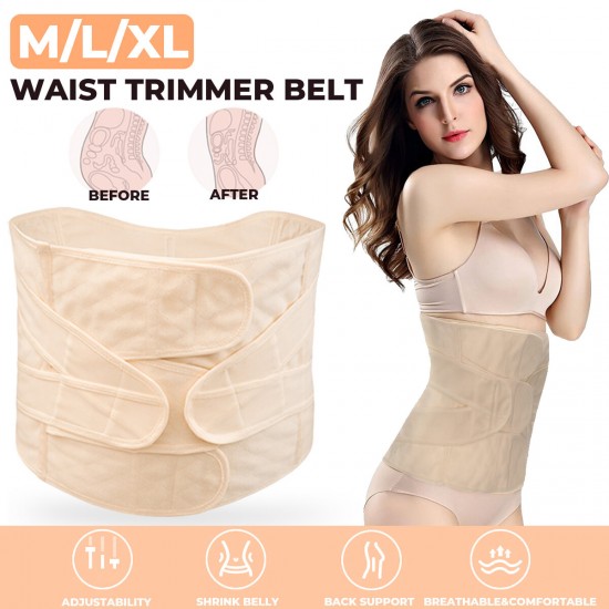 Waist Trainer Shapewear Slimmer Sweat Belt Tummy Control Band Breathable Slim Ladies Postpartum Belly Tummy Stomach Shaping Band Belt