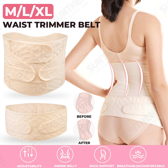 Waist Trainer Shapewear Slimmer Sweat Belt Tummy Control Band Breathable Slim Ladies Postpartum Belly Tummy Stomach Shaping Band Belt