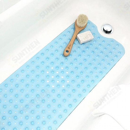 KC-BM23 Rectangle Non-Slip Mat Machine Washable Bathtub Sution Cup Mat Clear Antibacterial