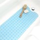 KC-BM23 Rectangle Non-Slip Mat Machine Washable Bathtub Sution Cup Mat Clear Antibacterial