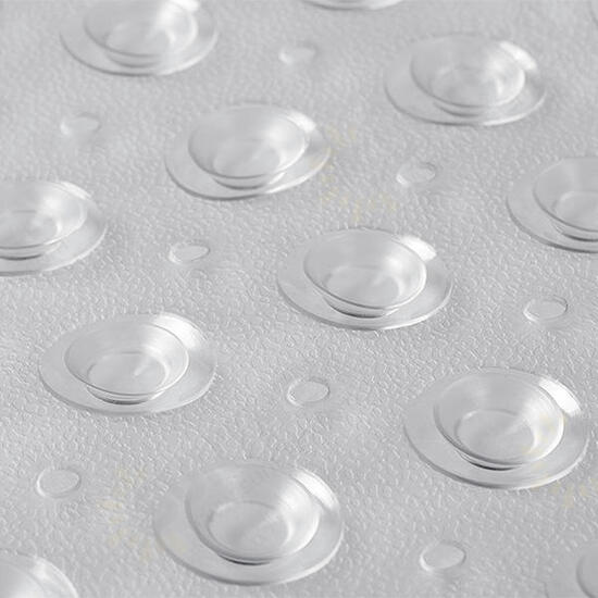 KC-BM23 Rectangle Non-Slip Mat Machine Washable Bathtub Sution Cup Mat Clear Antibacterial