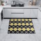 Non-Slip Home Kitchen Door Crystal Velvet Mat Machine Washable Home Floor Rug Carpet