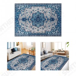 Premium Large Floor Rug Navy Blue Super Soft Print Traditional Persian Carpet Premium Large Floor Rug Navy Blue Super Soft Print Traditional Persian Carpet
