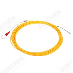 10/20/30m Length x 3/4mm Dia. Fiberglass Wire Cable Puller Tube Piercing Device Fiberglass Cable Puller 10/20/30m Length x 3/4mm Dia. Fiberglass Wire Cable Puller Tube Piercing Device Fiberglass Cable Puller