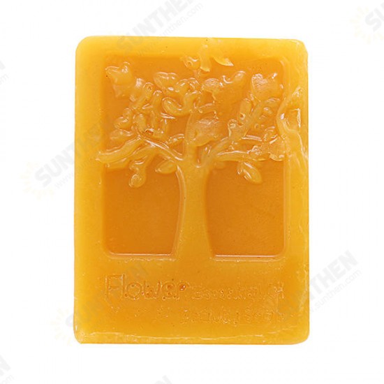 105g Organic Natural Pure Yellow Beeswax Wood Furniture Polishing Waxing Pad