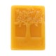 105g Organic Natural Pure Yellow Beeswax Wood Furniture Polishing Waxing Pad