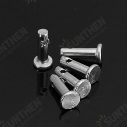 10pcs GB882 M3x10/M4x10 Locating Pin 304 Stainless Steel Cylindrical Pin Flat Head with Hole 10pcs GB882 M3x10/M4x10 Locating Pin 304 Stainless Steel Cylindrical Pin Flat Head with Hole