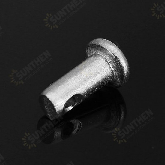 10pcs GB882 M3x10/M4x10 Locating Pin 304 Stainless Steel Cylindrical Pin Flat Head with Hole