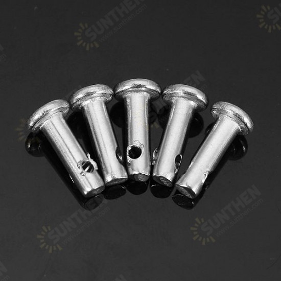 10pcs GB882 M3x10/M4x10 Locating Pin 304 Stainless Steel Cylindrical Pin Flat Head with Hole